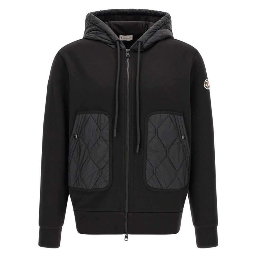 Moncler Black Polyamide Men's Cardigan